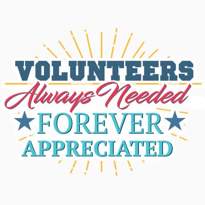 volunteers, thank you