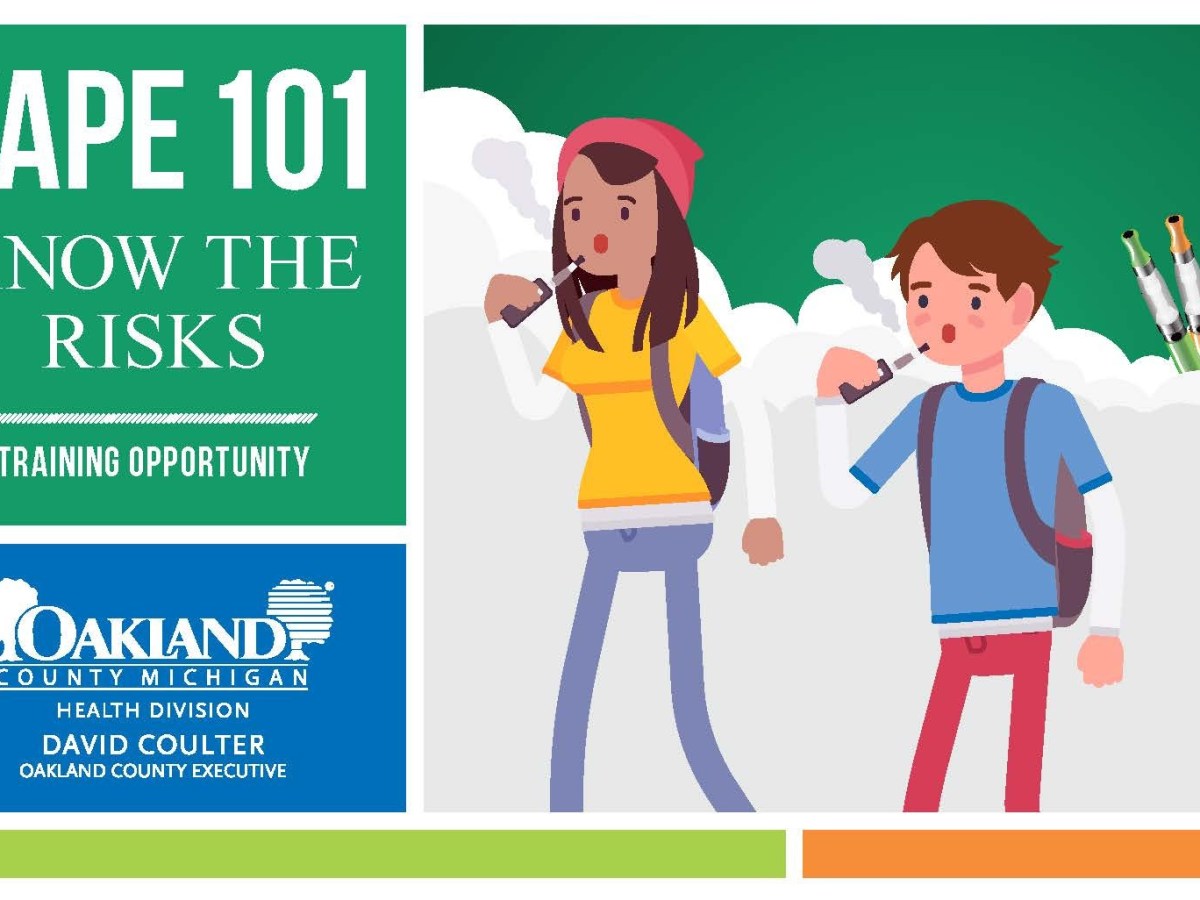 Free Vape 101 Training: Understand the Risks of Vaping