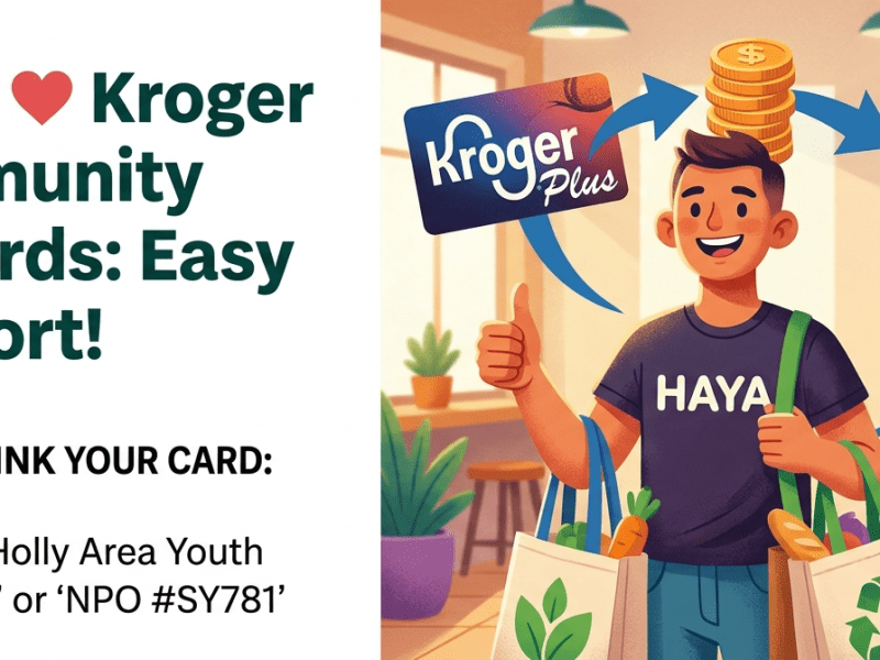 Support Holly Area Youth While You Shop! 🛒